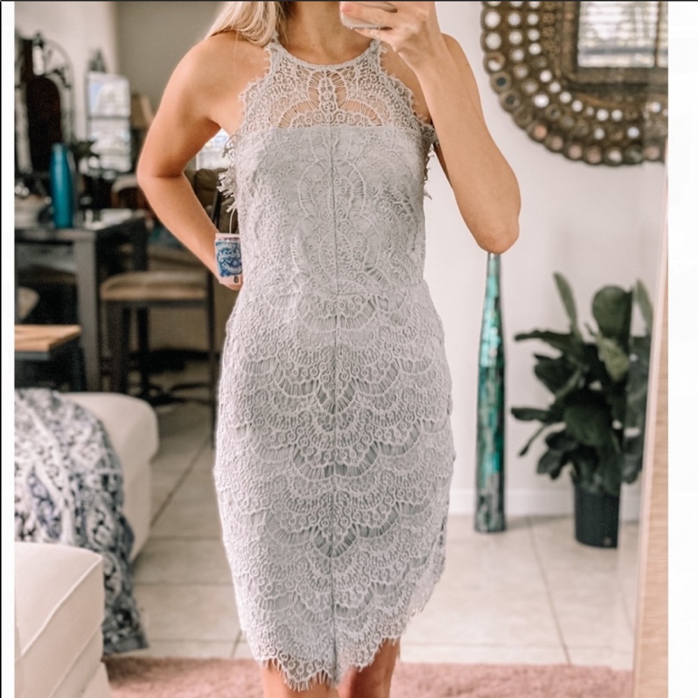 Free People NWT Lace Halter Dress